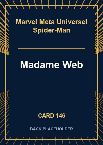 Madame Web back card image