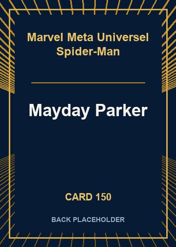 Mayday Parker back card image