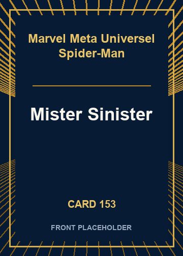 Mister Sinister card thumbnail