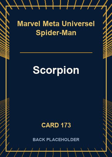 Scorpion back card image