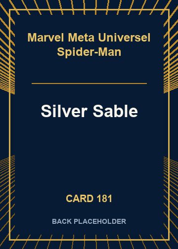 Silver Sable back card image