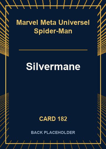Silvermane back card image