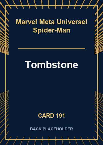 Tombstone back card image