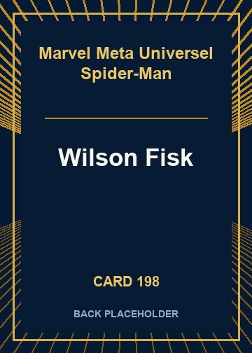 Wilson Fisk back card image