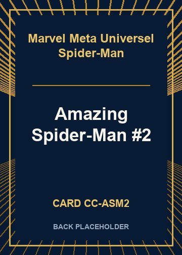 Amazing Spider-Man #2 back card image