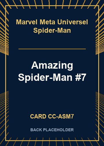 Amazing Spider-Man #7 back card image