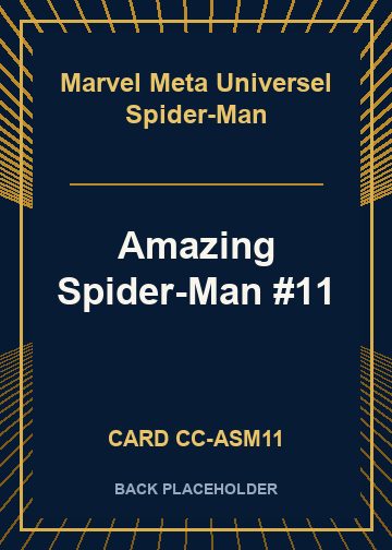 Amazing Spider-Man #11 back card image