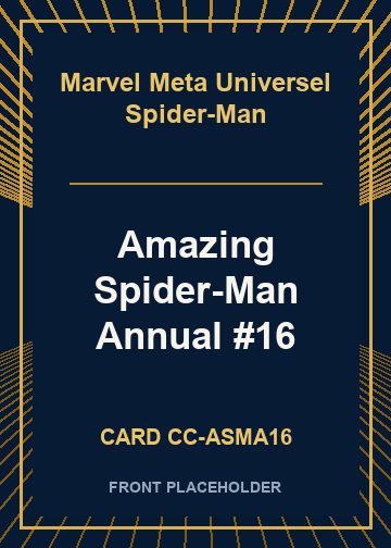 Amazing Spider-Man Annual #16 card thumbnail