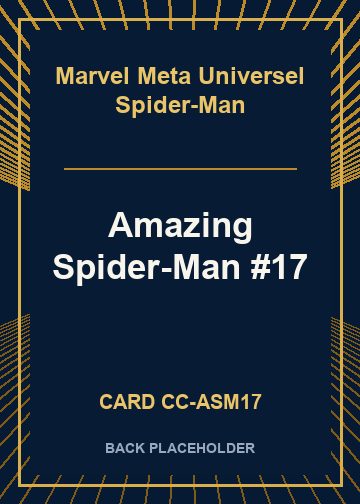 Amazing Spider-Man #17 back card image