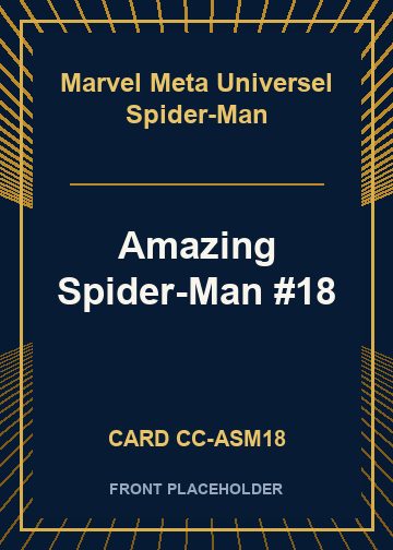 Amazing Spider-Man #18 front card image