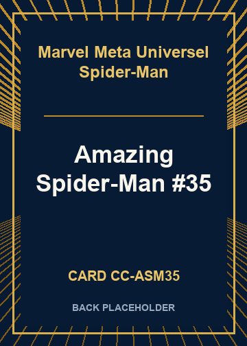Amazing Spider-Man #35 back card image