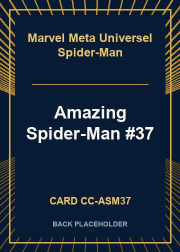 Amazing Spider-Man #37 back card image