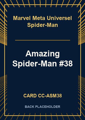 Amazing Spider-Man #38 back card image