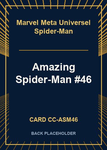 Amazing Spider-Man #46 back card image