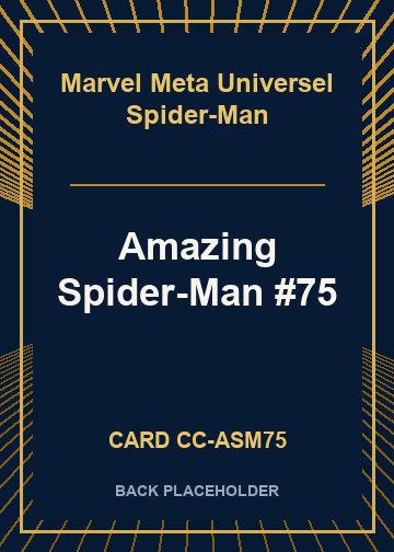 Amazing Spider-Man #75 back card image