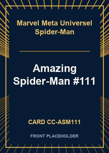 Amazing Spider-Man #111 card thumbnail