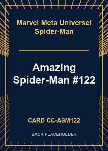 Amazing Spider-Man #122 back card image