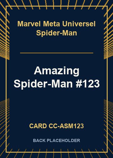 Amazing Spider-Man #123 back card image