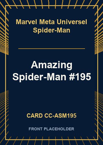 Amazing Spider-Man #195 card thumbnail