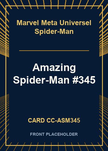 Amazing Spider-Man #345 front card image