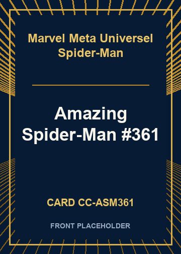Amazing Spider-Man #361 card thumbnail