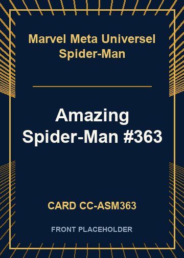 Amazing Spider-Man #363 card thumbnail