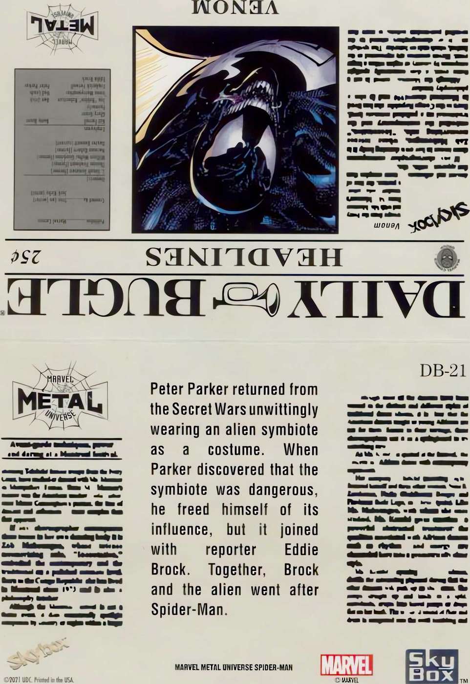 Venom back card image