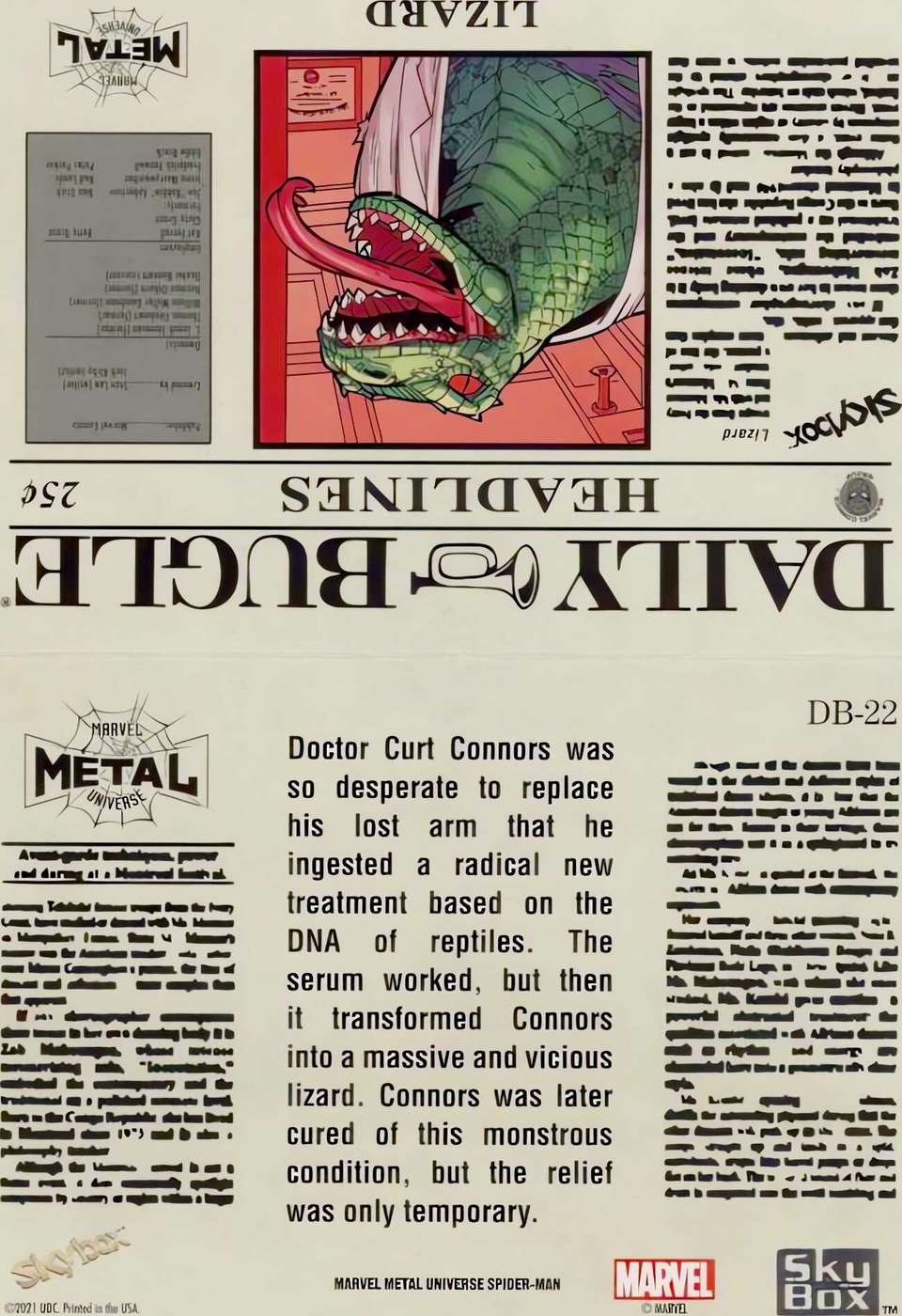 Lizard back card image
