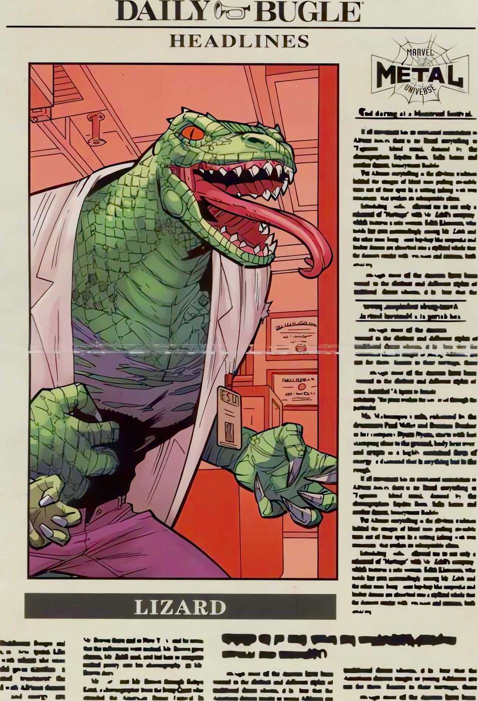 Lizard front card image