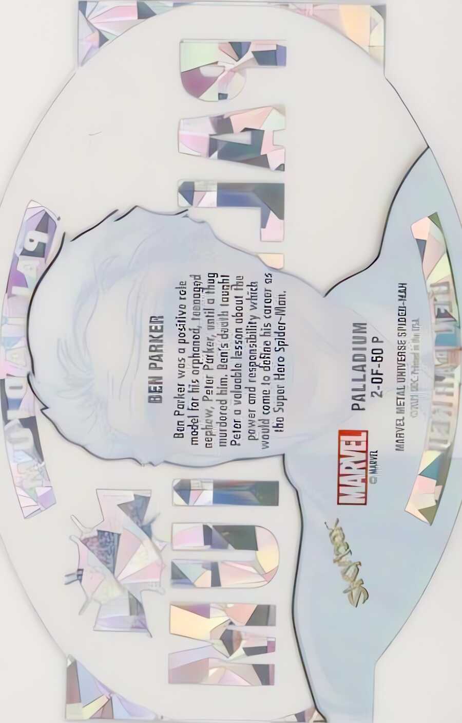 Ben Parker back card image