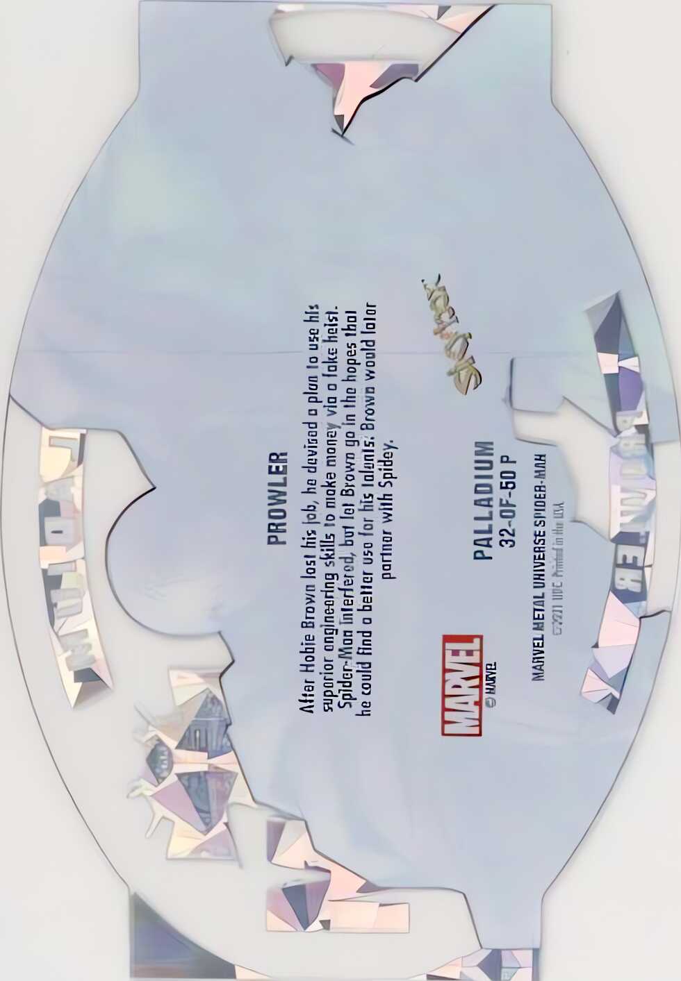 Nick Fury back card image