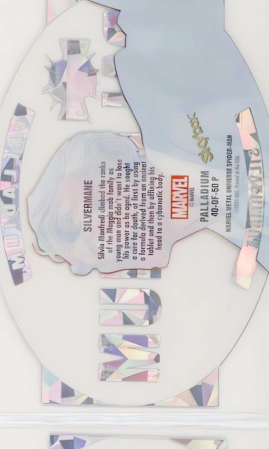 Silver Sable back card image