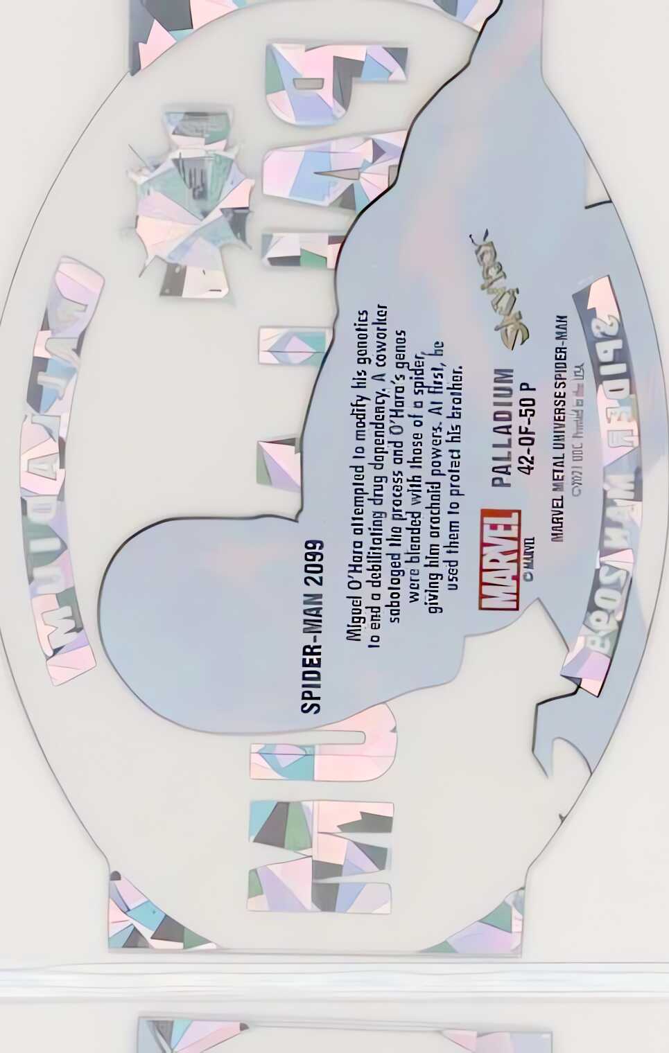 Spider-Man back card image