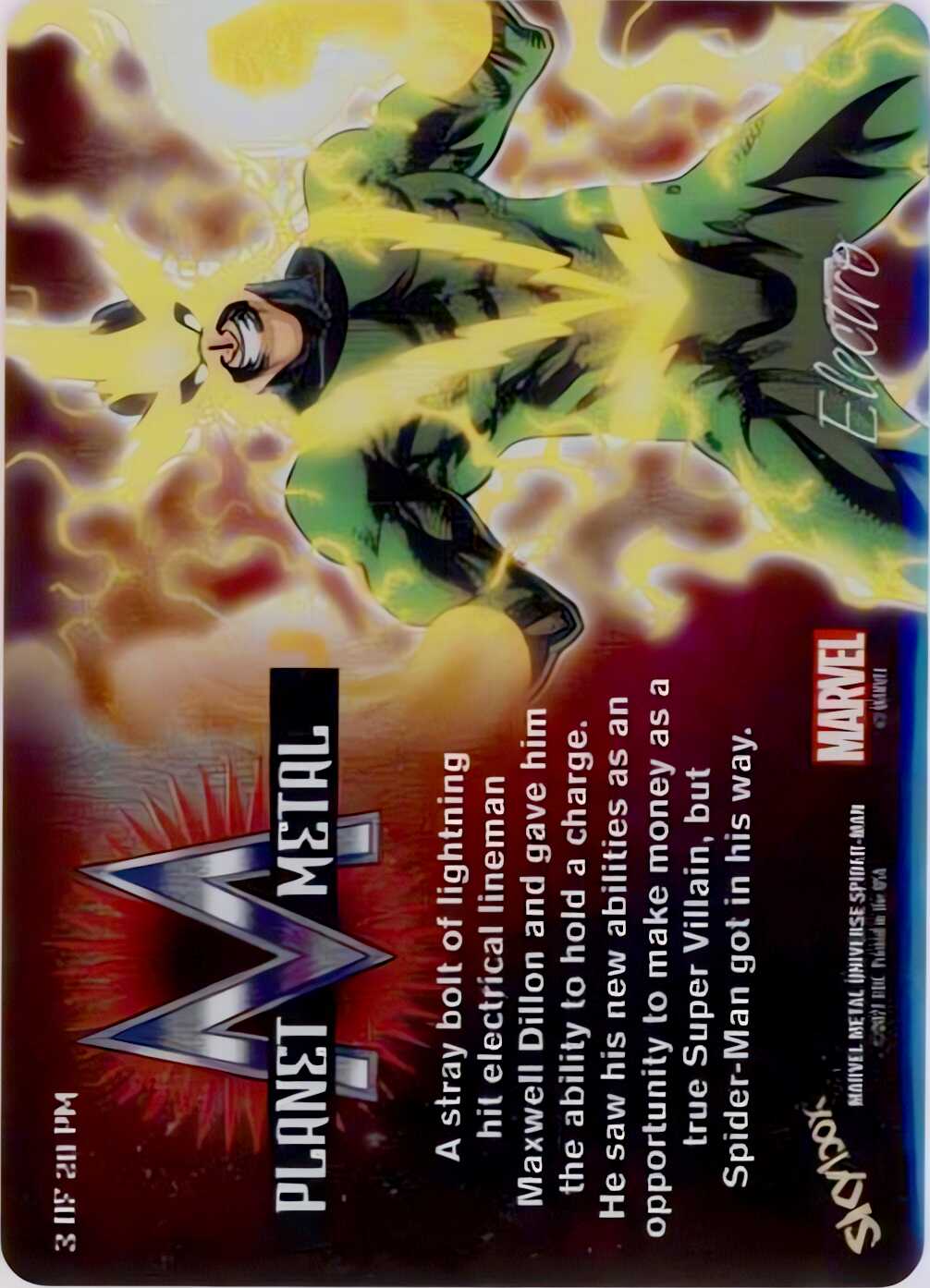 Electro back card image