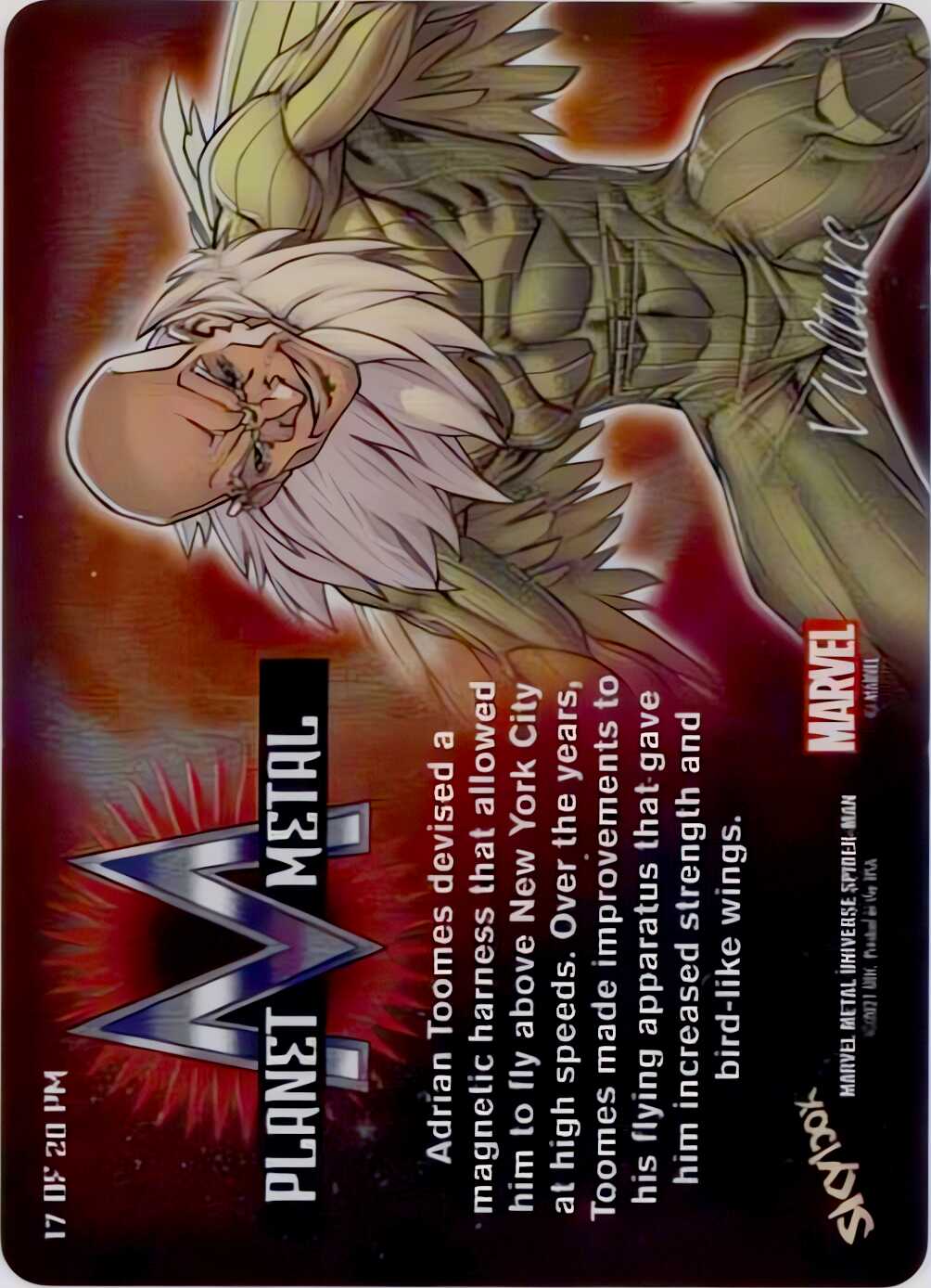 Vulture back card image