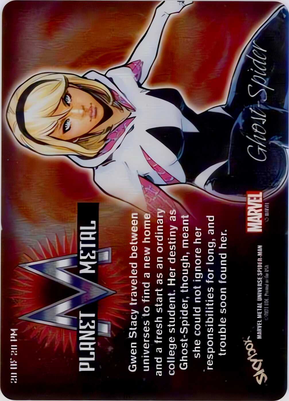 Ghost-Spider back card image