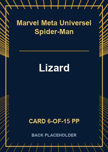 Lizard back card image