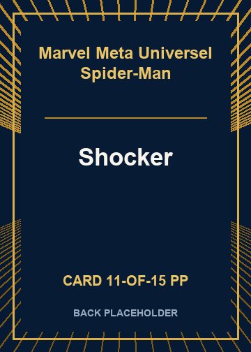 Shocker back card image