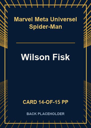 Wilson Fisk back card image