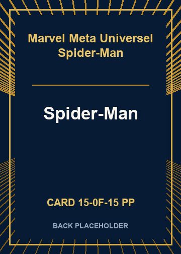 Spider-Man back card image
