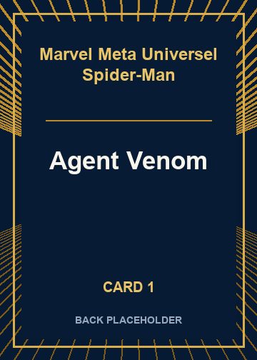 Agent Venom back card image