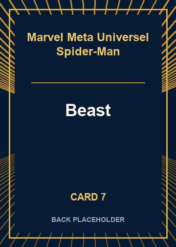 Beast back card image