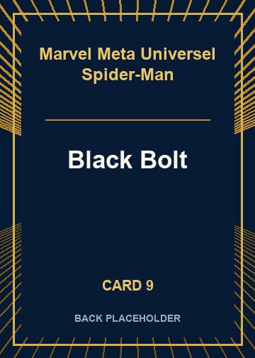 Black Bolt back card image