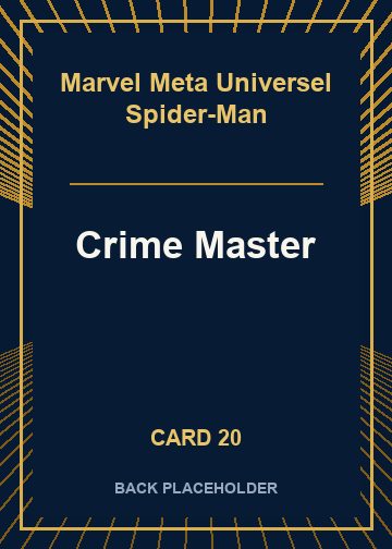 Crime Master back card image