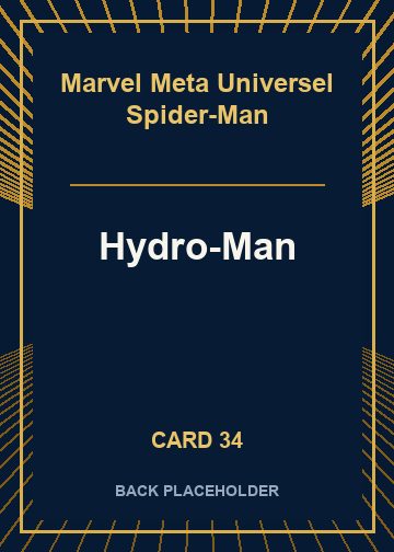 Hydro-Man back card image