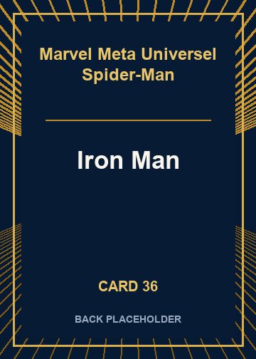 Iron Man back card image