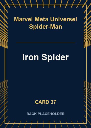 Iron Spider back card image