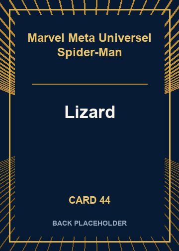 Lizard back card image