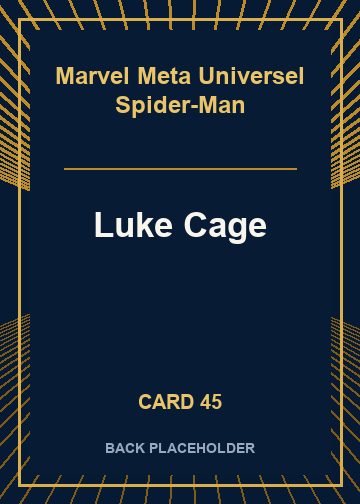 Luke Cage back card image