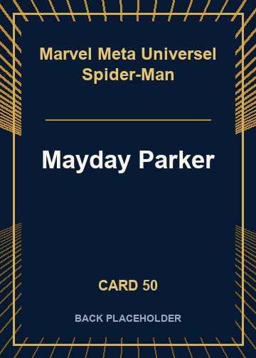 Mayday Parker back card image